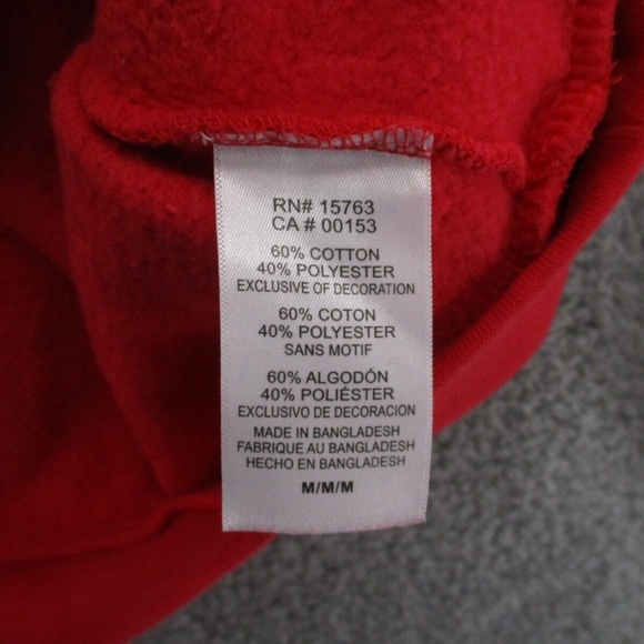 VINTAGE Champion y2k Georgia Bulldogs UGA Hoodie Adult Medium Red Black Football - Picture 6 of 15